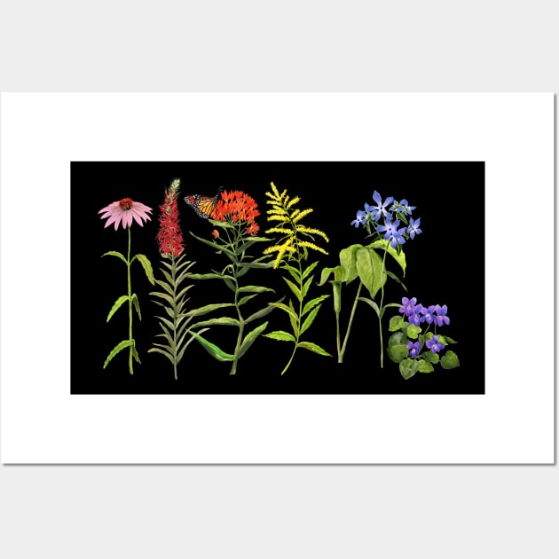 Native Flowers Pride Wall Art by Heather Dorsch Creations